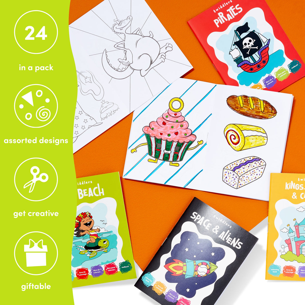 Assorted Colouring Activity Books – Mini