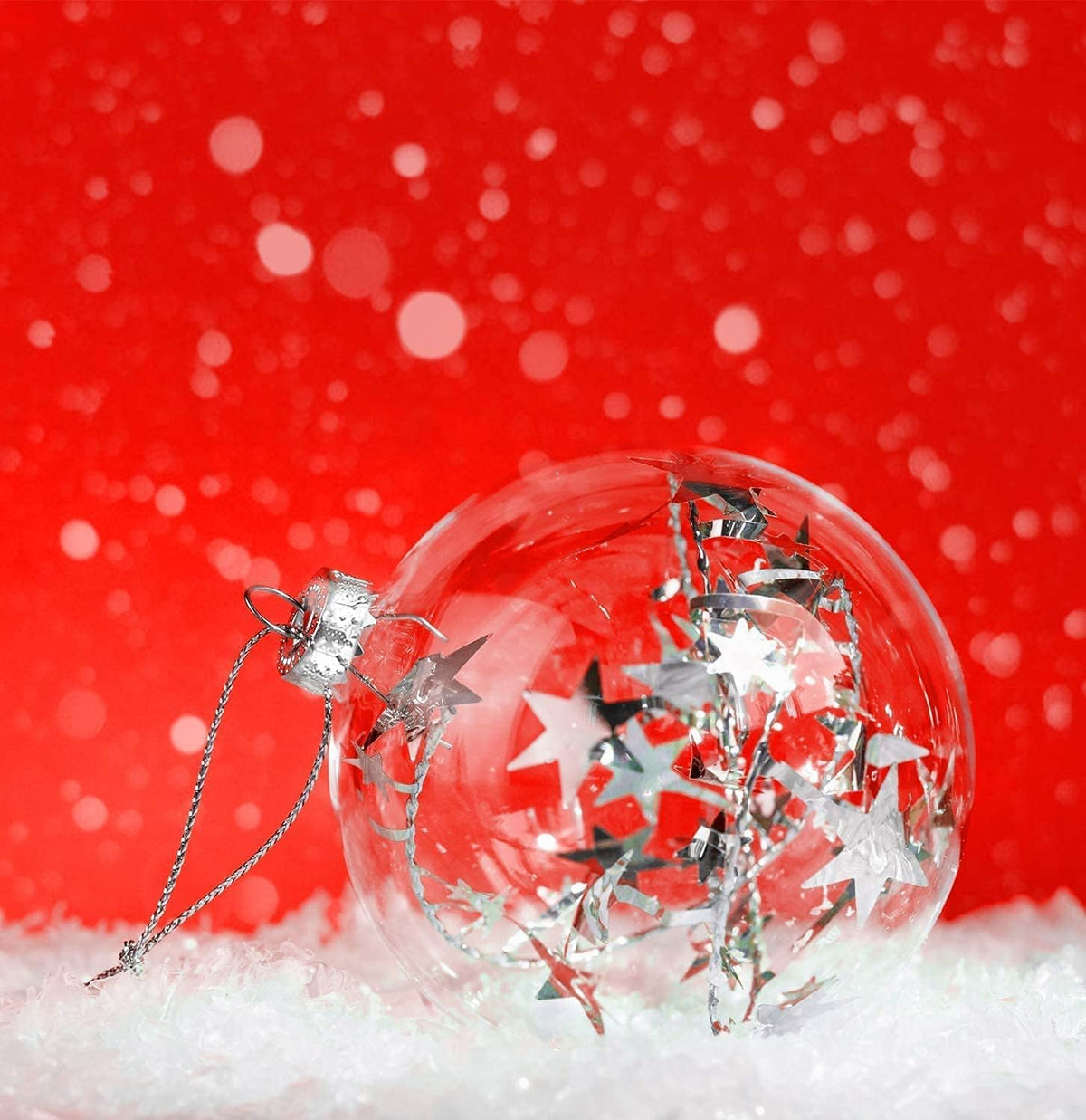 Fillable Christmas Baubles (6cm) – Clear