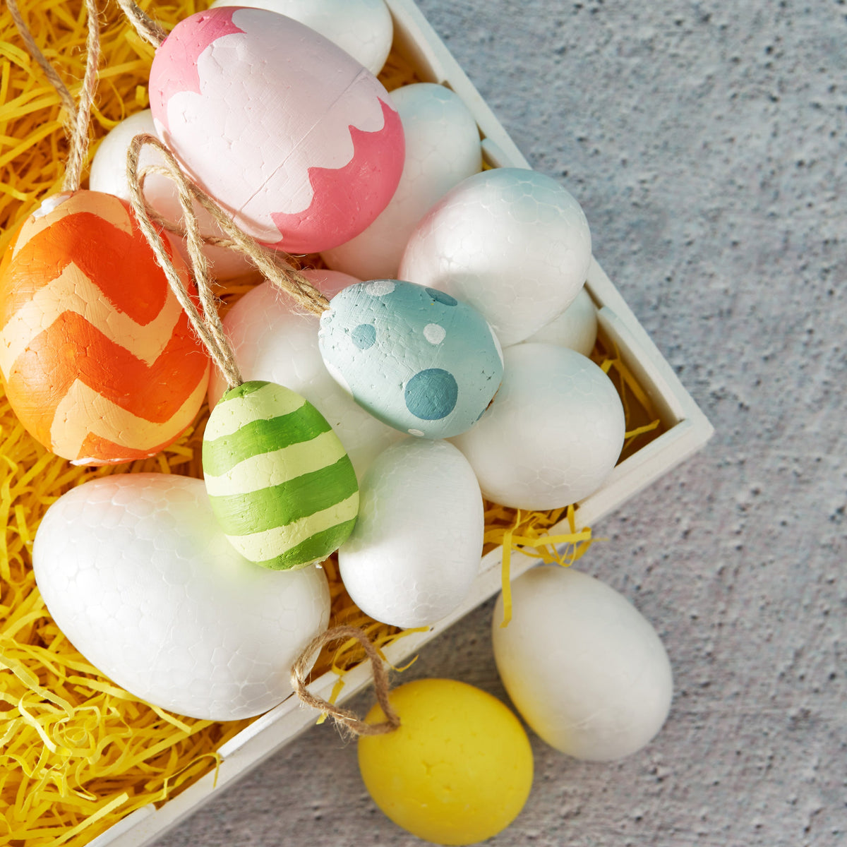 Polystyrene Easter Eggs Collection