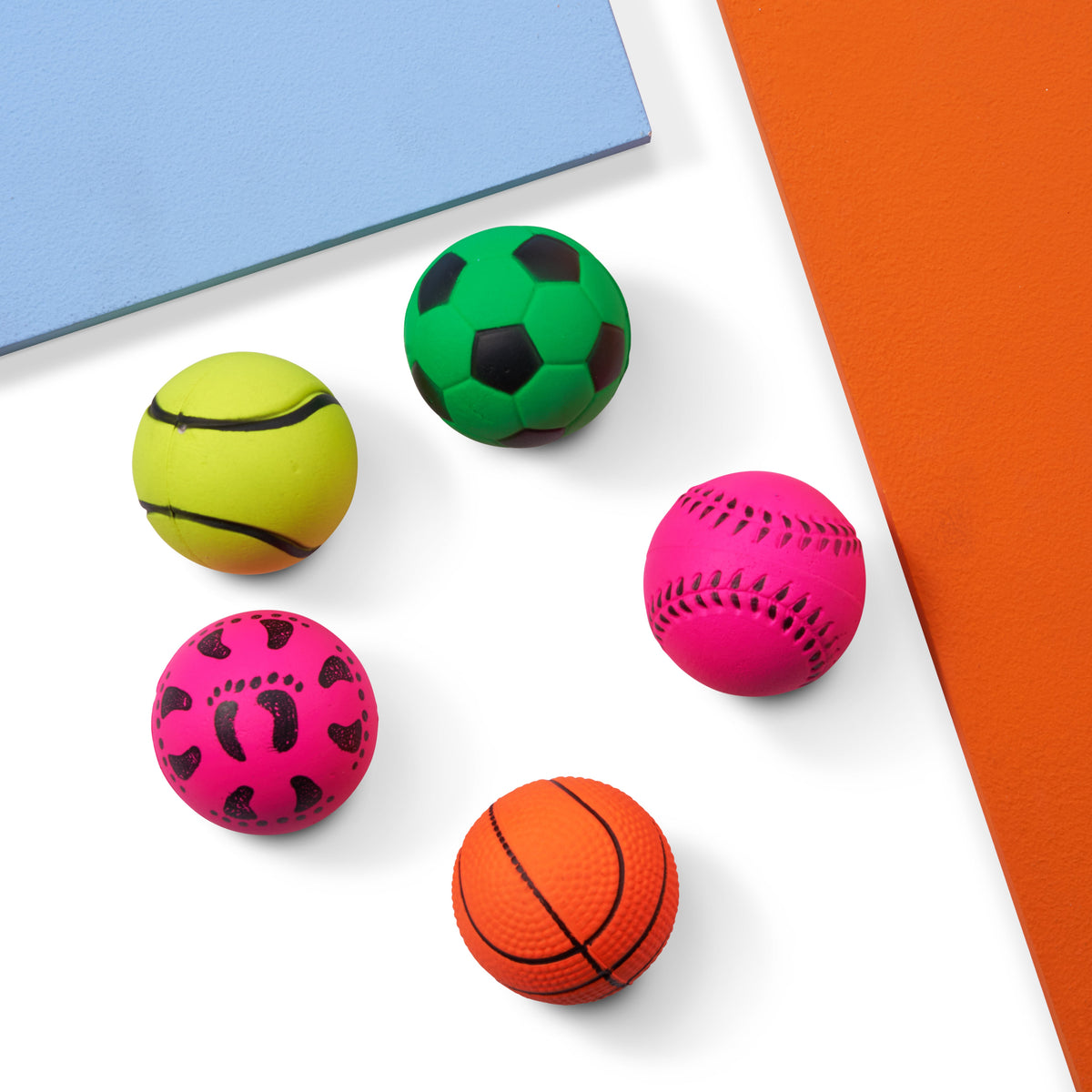 Soft Play Rubber Bouncy Balls Set