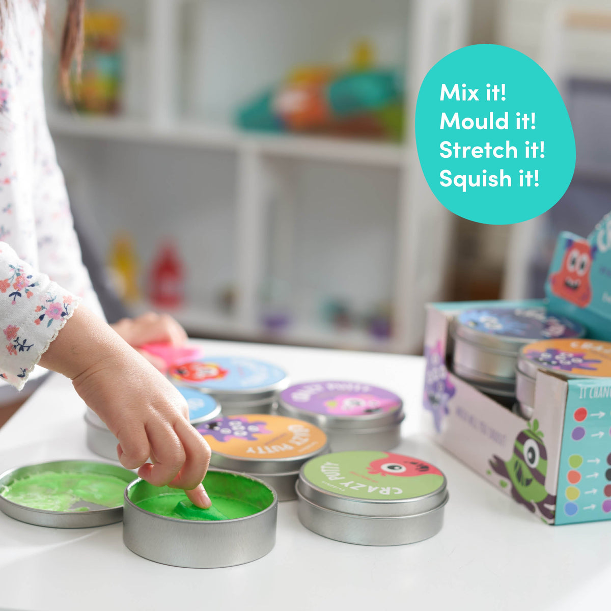 Crazy Colour Changing Putty Collection