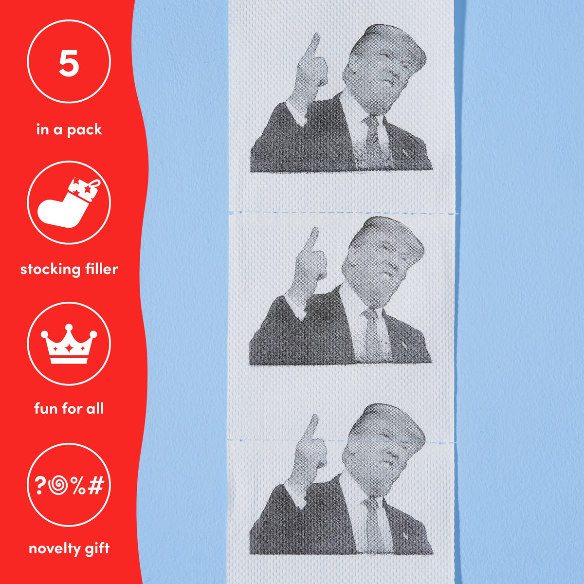 Novelty Donald Trump Toilet Rolls Collection