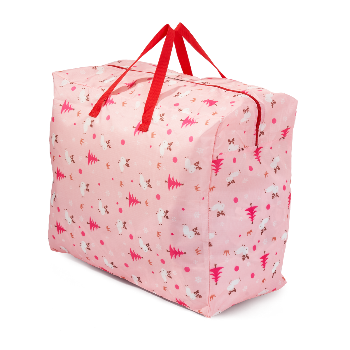 Pink Christmas Storage Bags Set