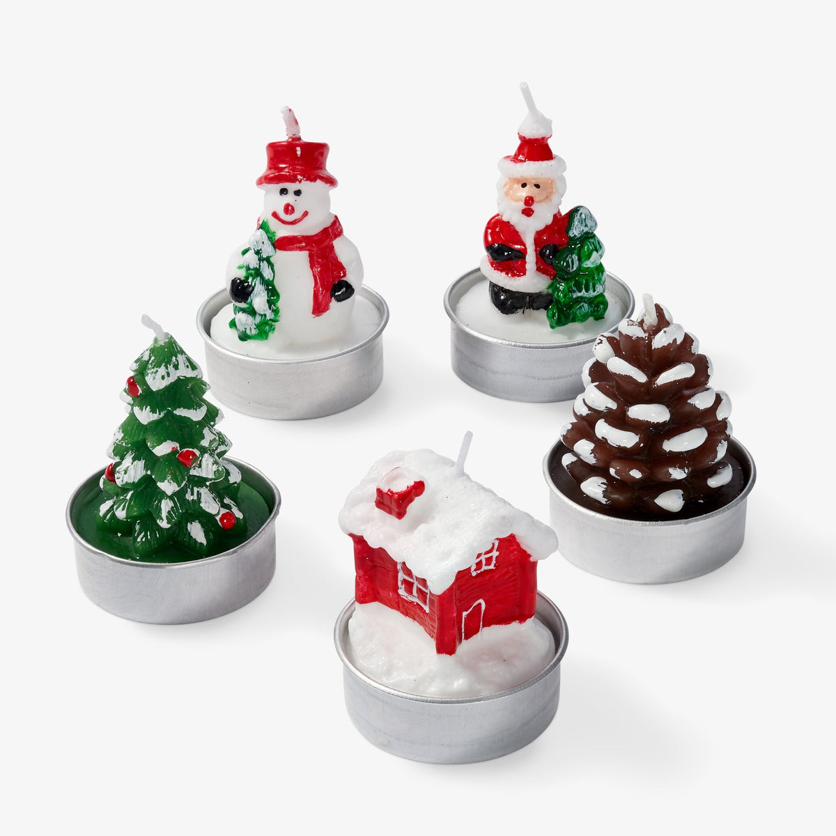 Festive Christmas Tealight Candles Collection