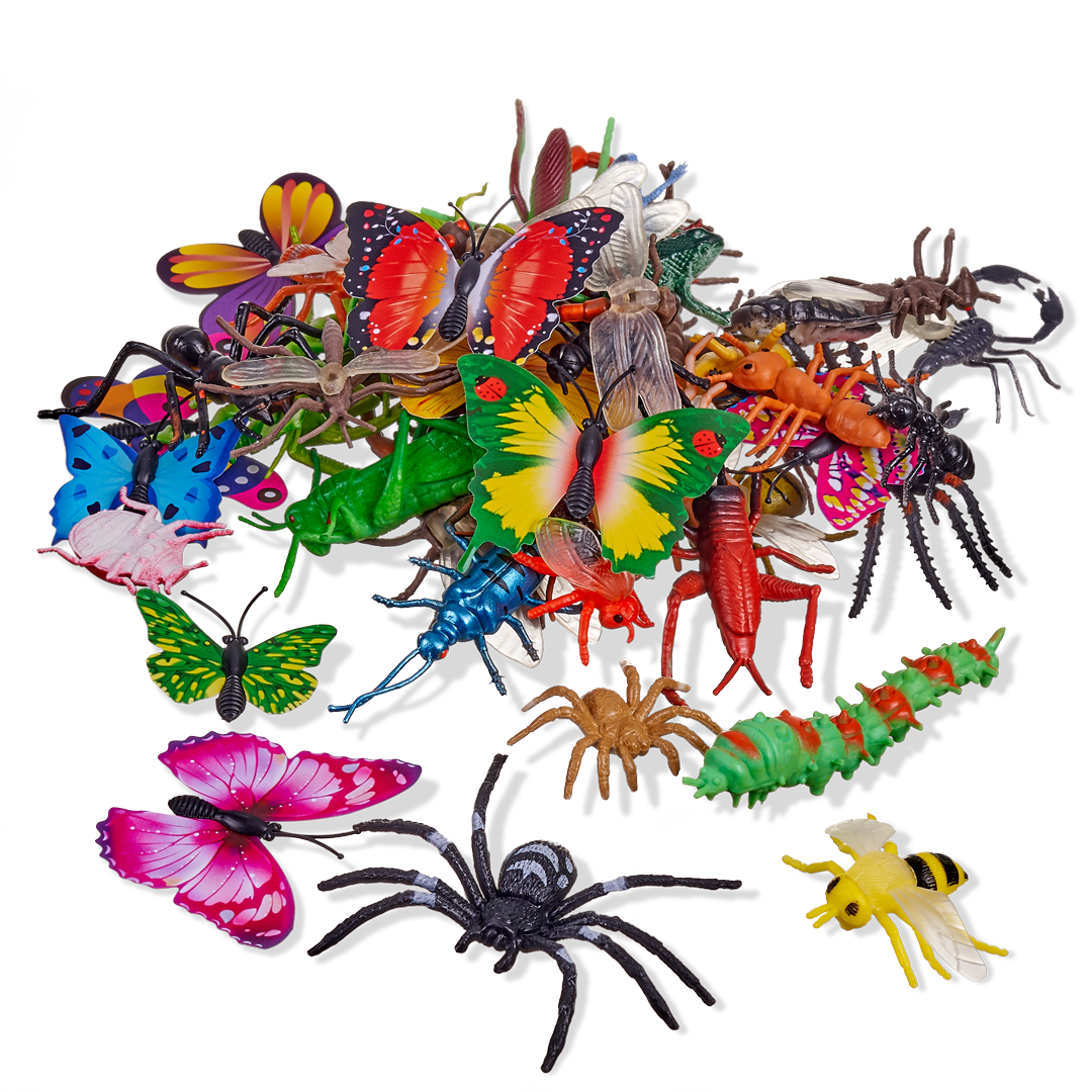 Fake Bugs & Insects Toys Set