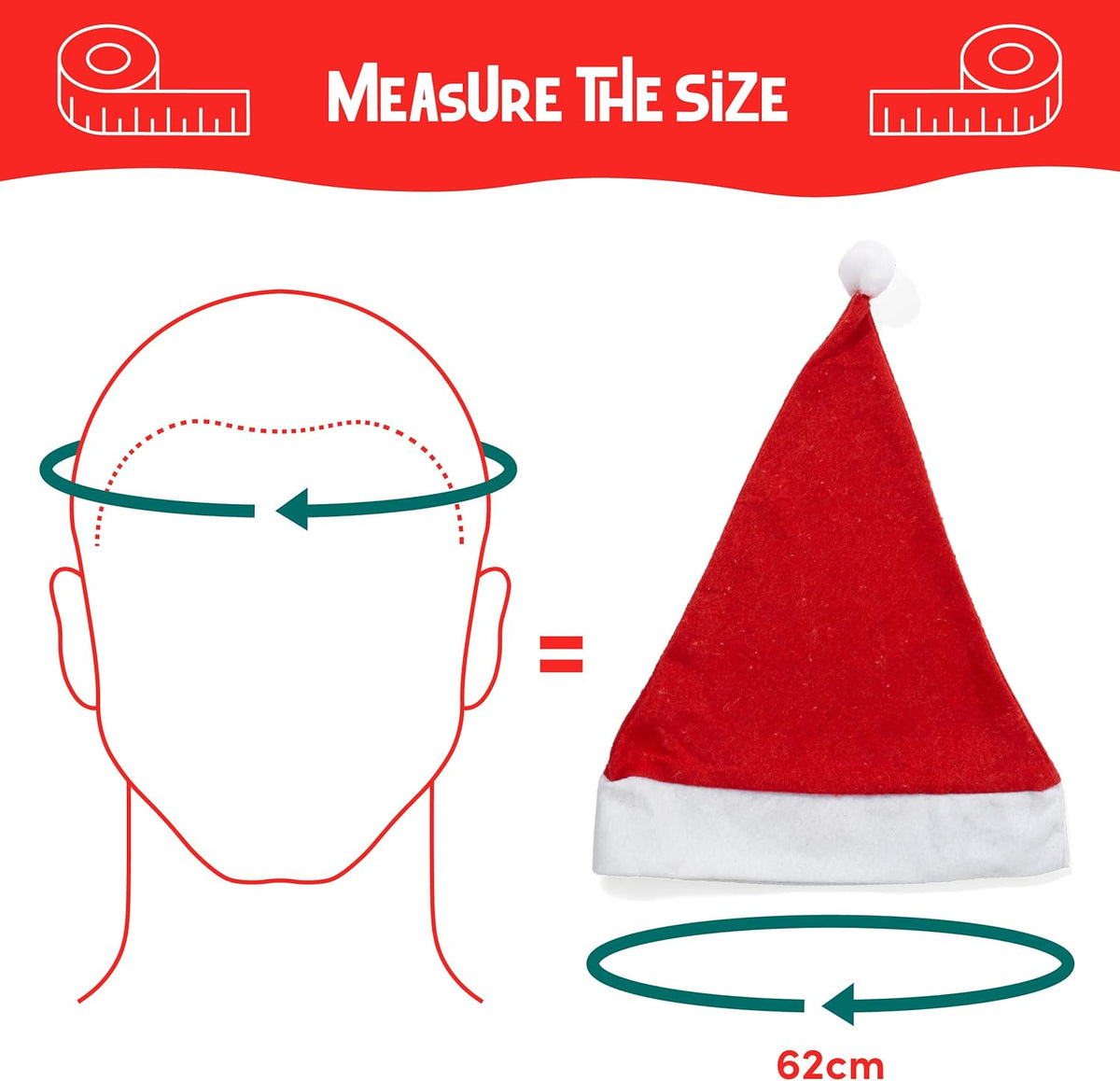 Christmas Santa Hats – Traditional