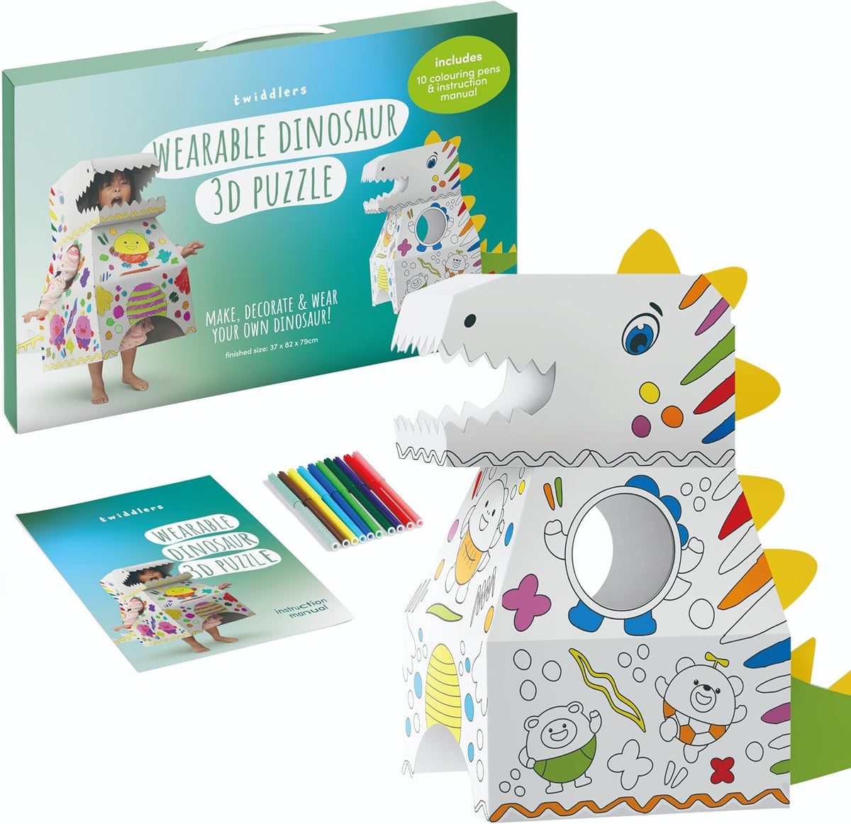 Dinosaur 3D Puzzle & Costume Collection