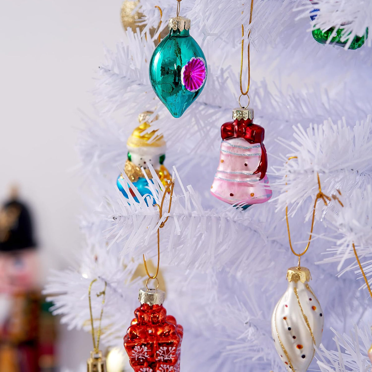 Glass Christmas Bauble Decorations – Mini