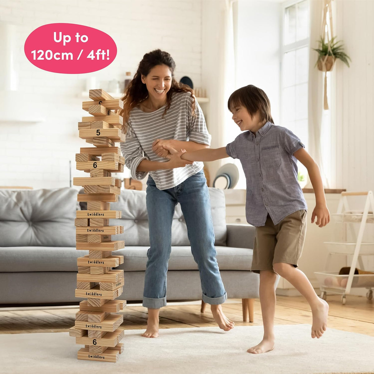 Giant Wooden Tumble Tower Garden Game Collection