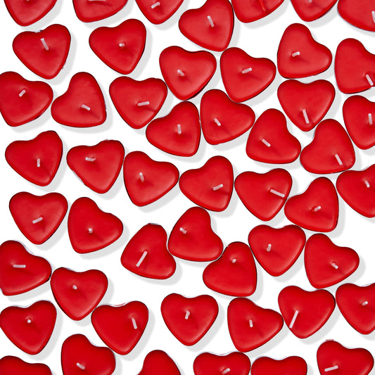 Red Heart Shaped Scented Candles Collection