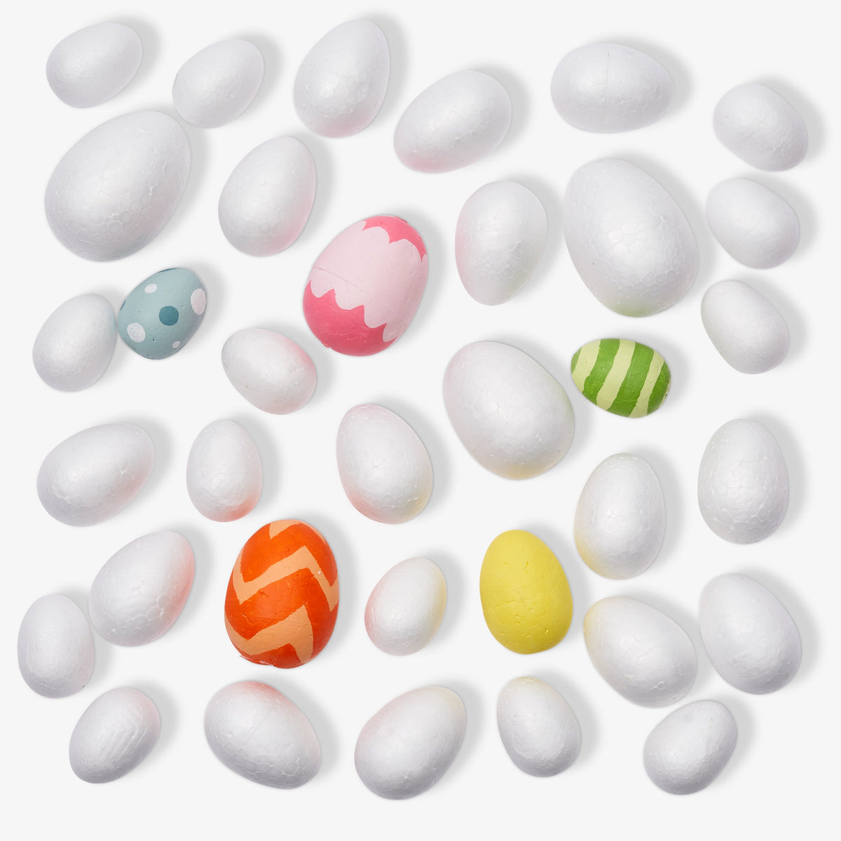 Polystyrene Easter Eggs Collection