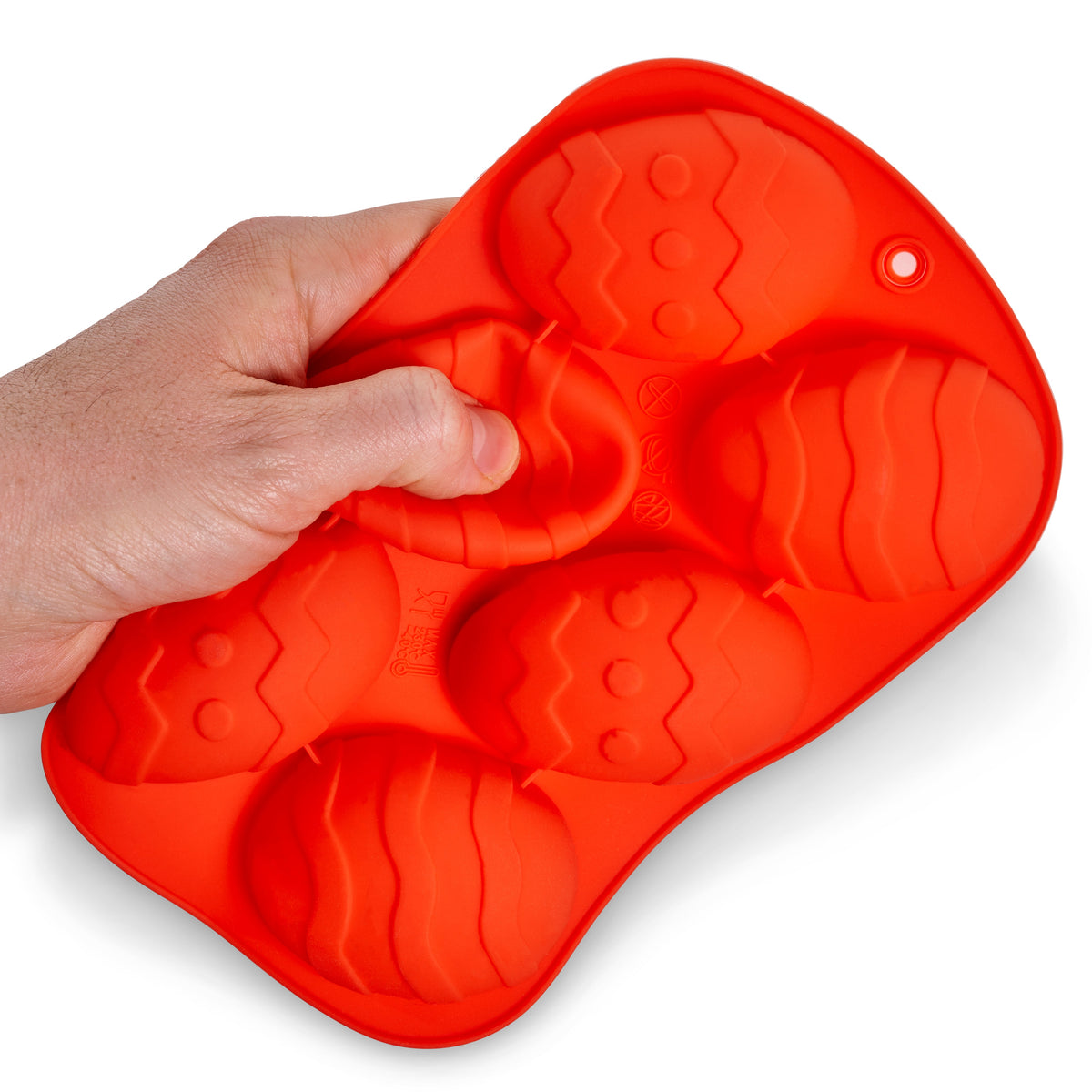 Silicone Easter Egg Mould Trays (Red) Collection