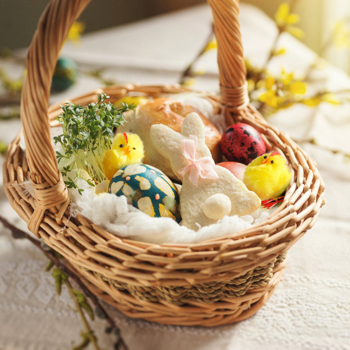 Fluffy Yellow Chick Decorations – Small