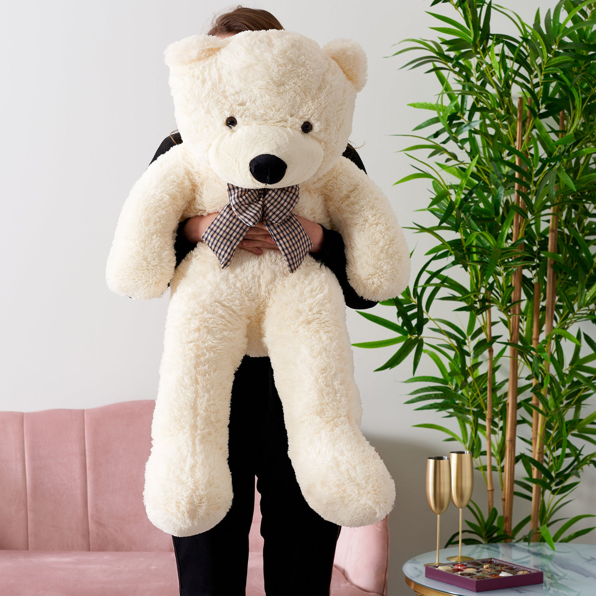 Giant White Plush Teddy Bear Collection
