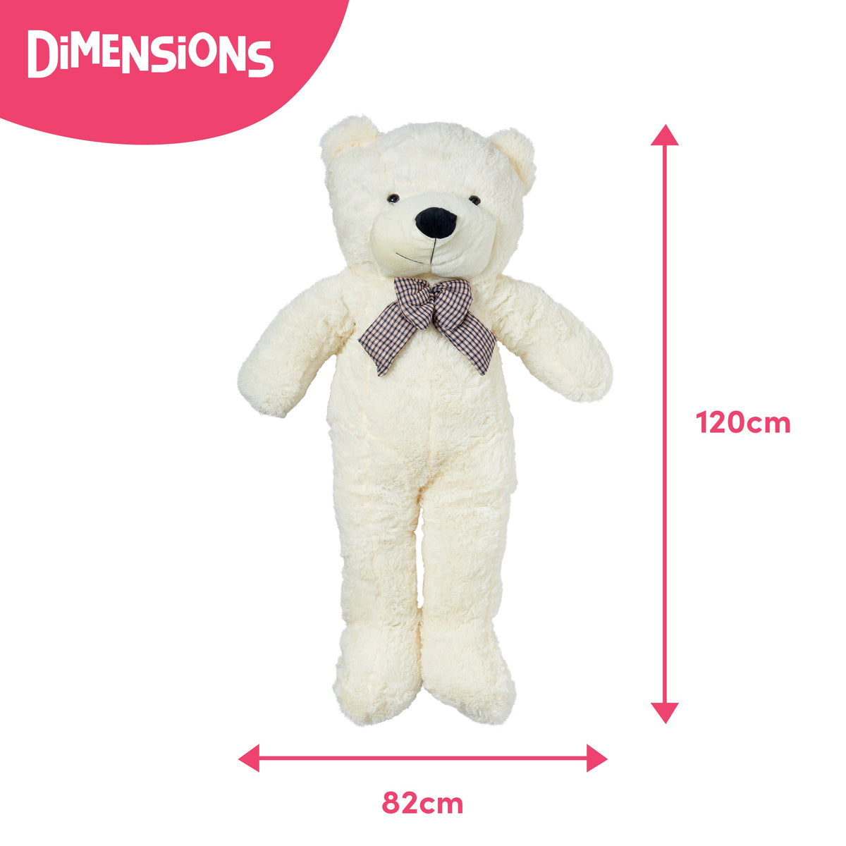 Giant White Plush Teddy Bear Collection
