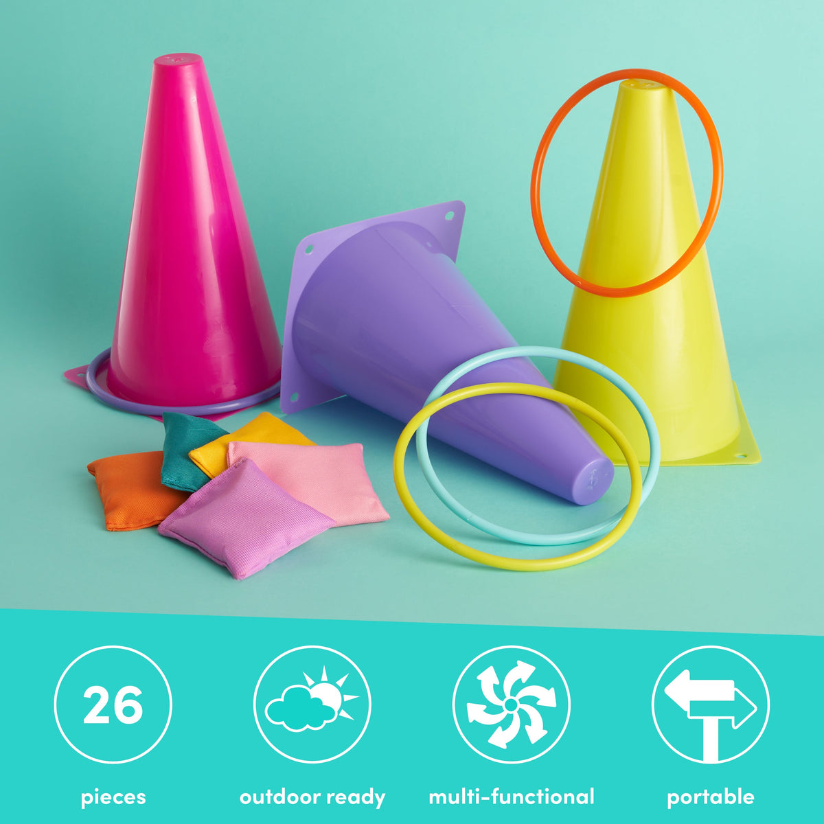 3-in-1 Kids Carnival Game Set Collection