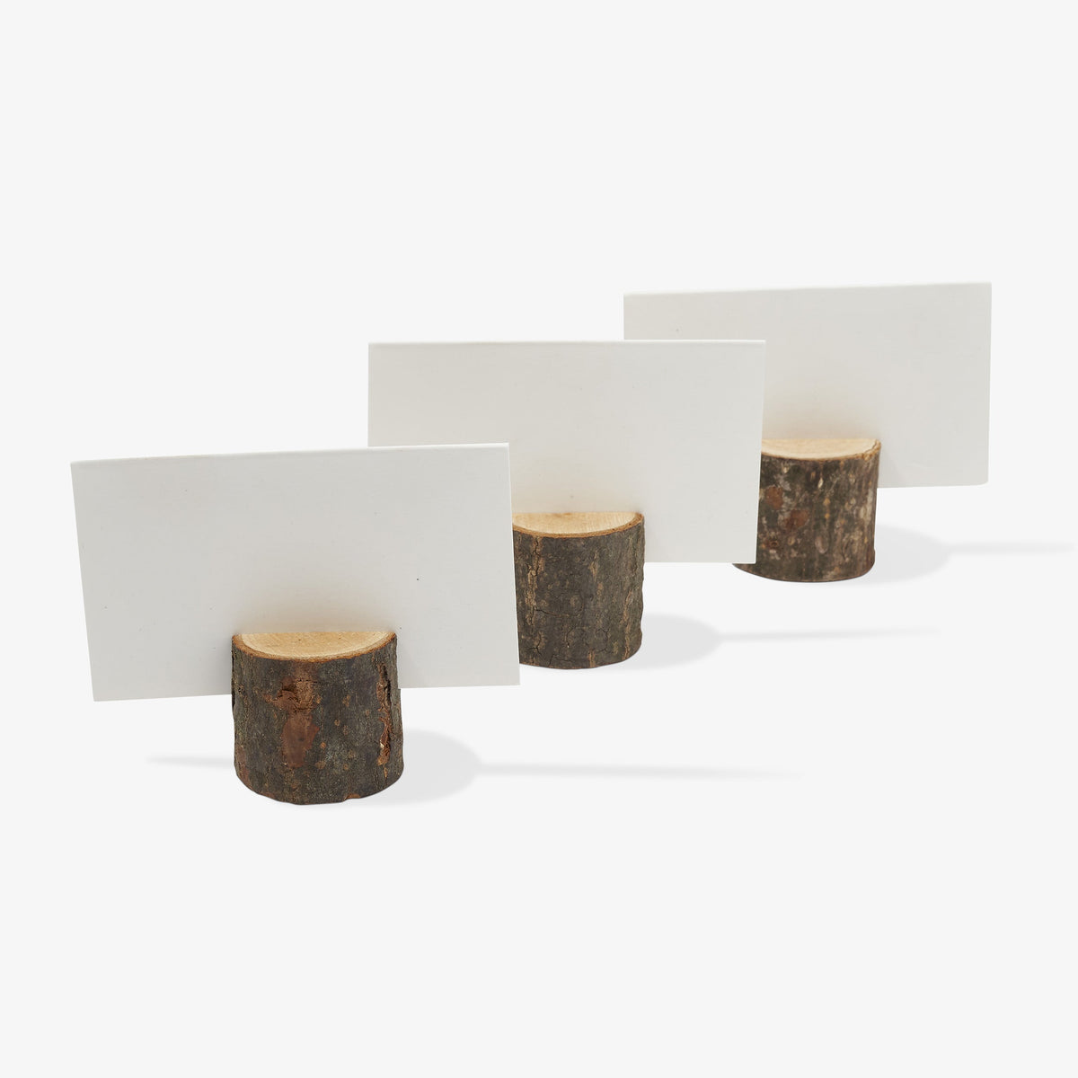 Rustic Pine Wood Table Place Holders Collection