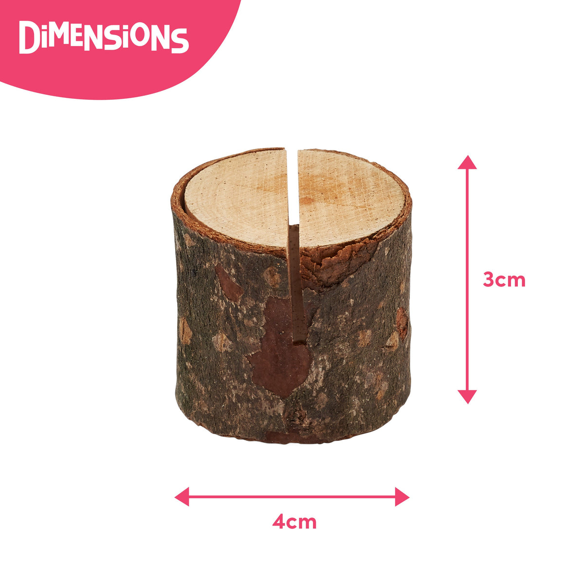 Rustic Pine Wood Table Place Holders Collection