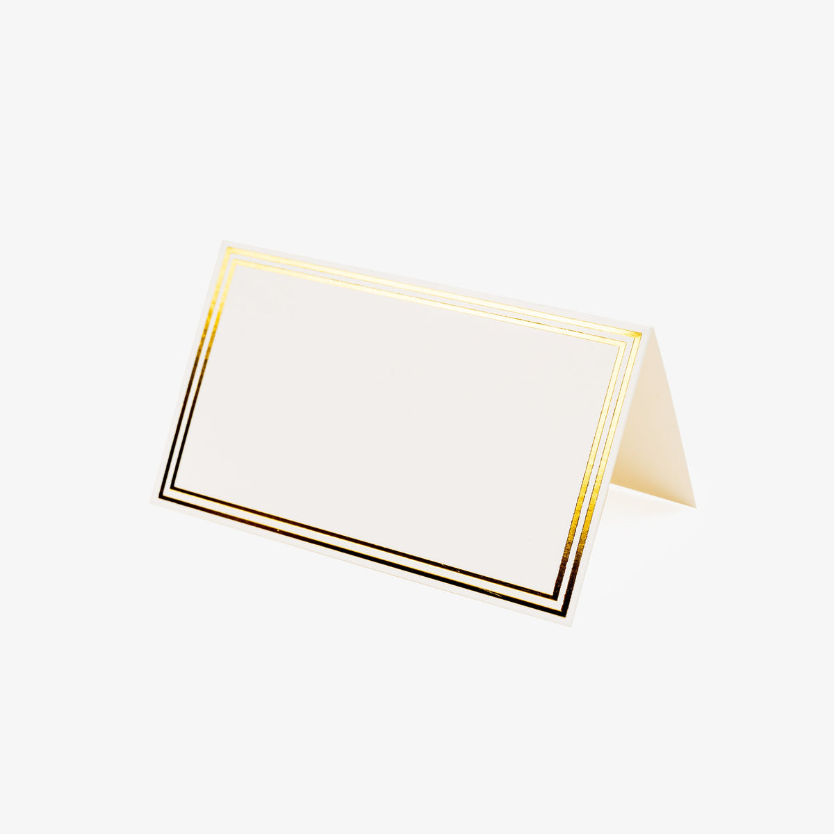 Wedding Place Name Cards Including Gold Border