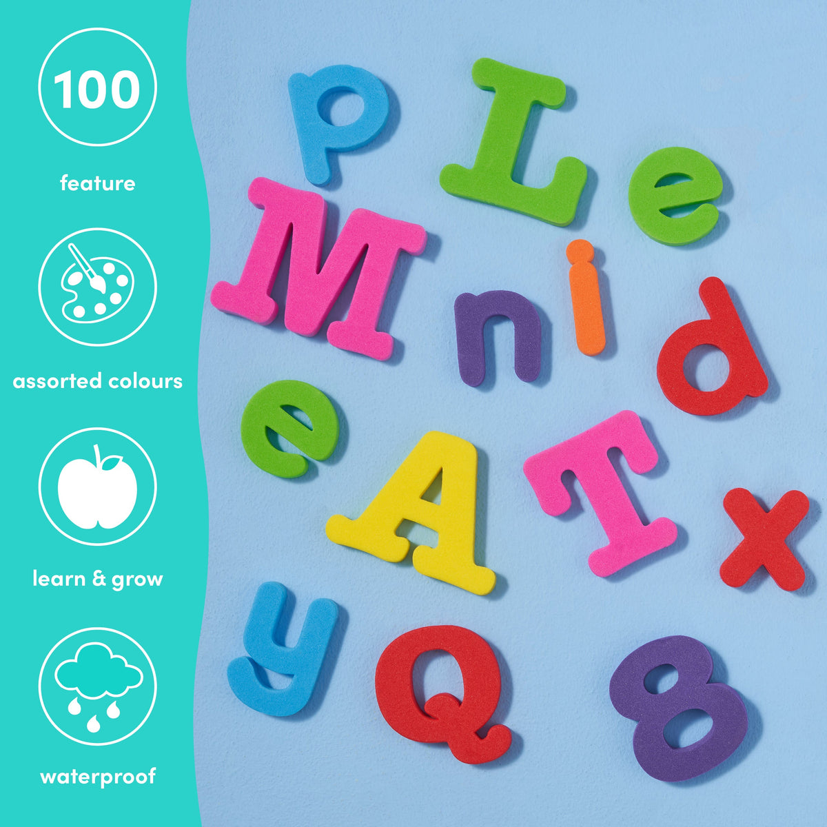 Bath Foam Letters and Numbers Collection