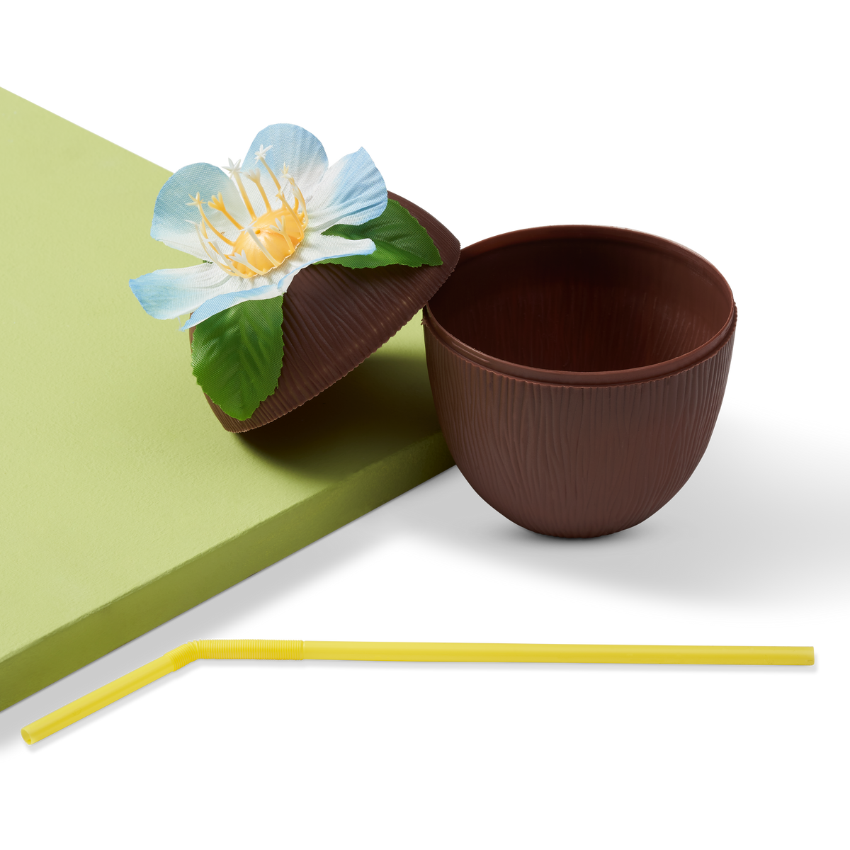 Coconut Cups with Straws (340 ml) – Reusable
