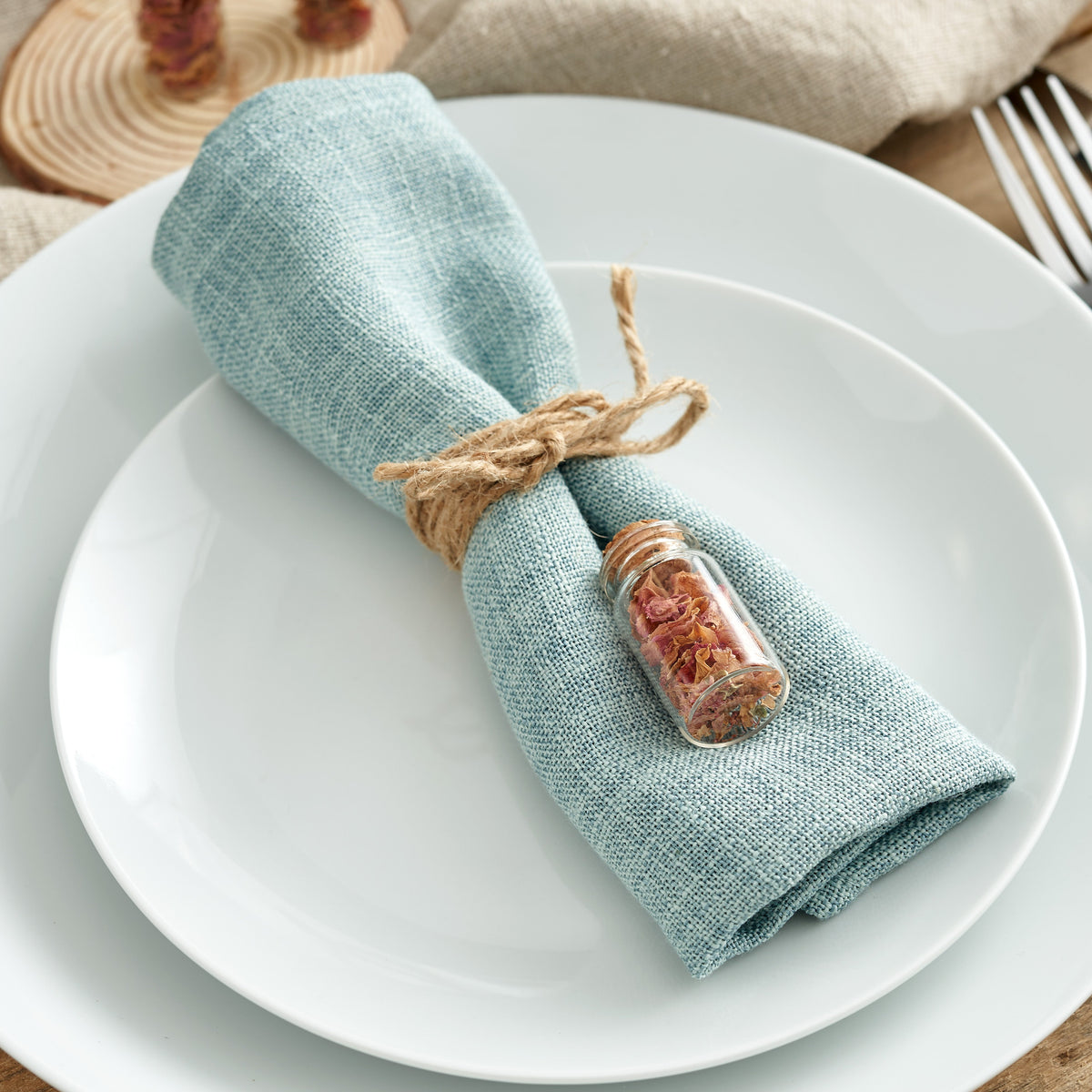 Decorative Glass Bottles with Corks Lids – Mini