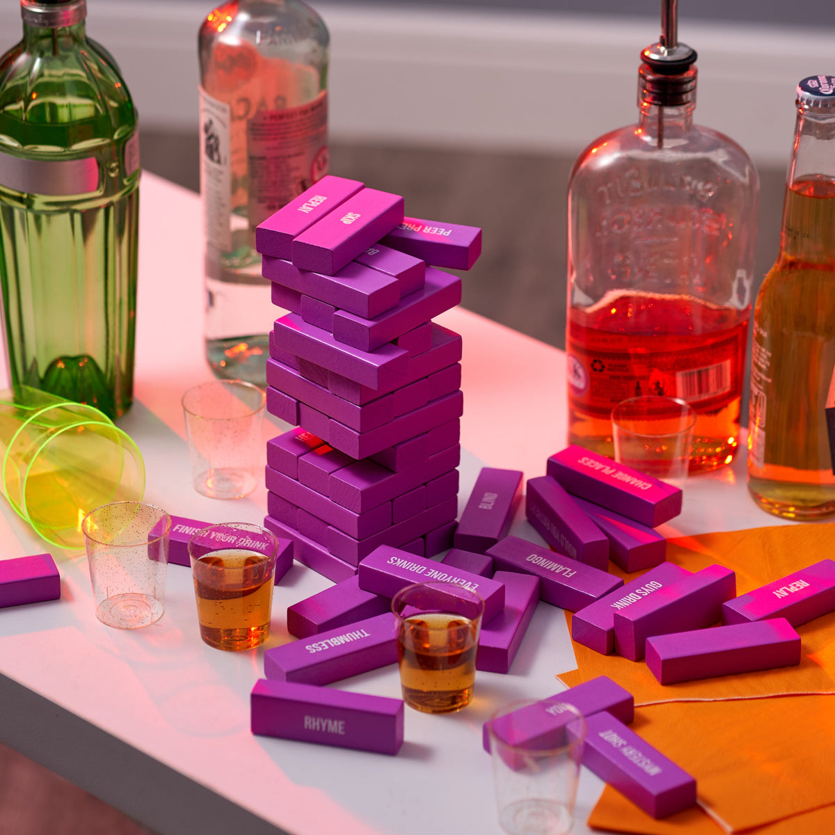 Tumbling Tower Drinking Game Collection