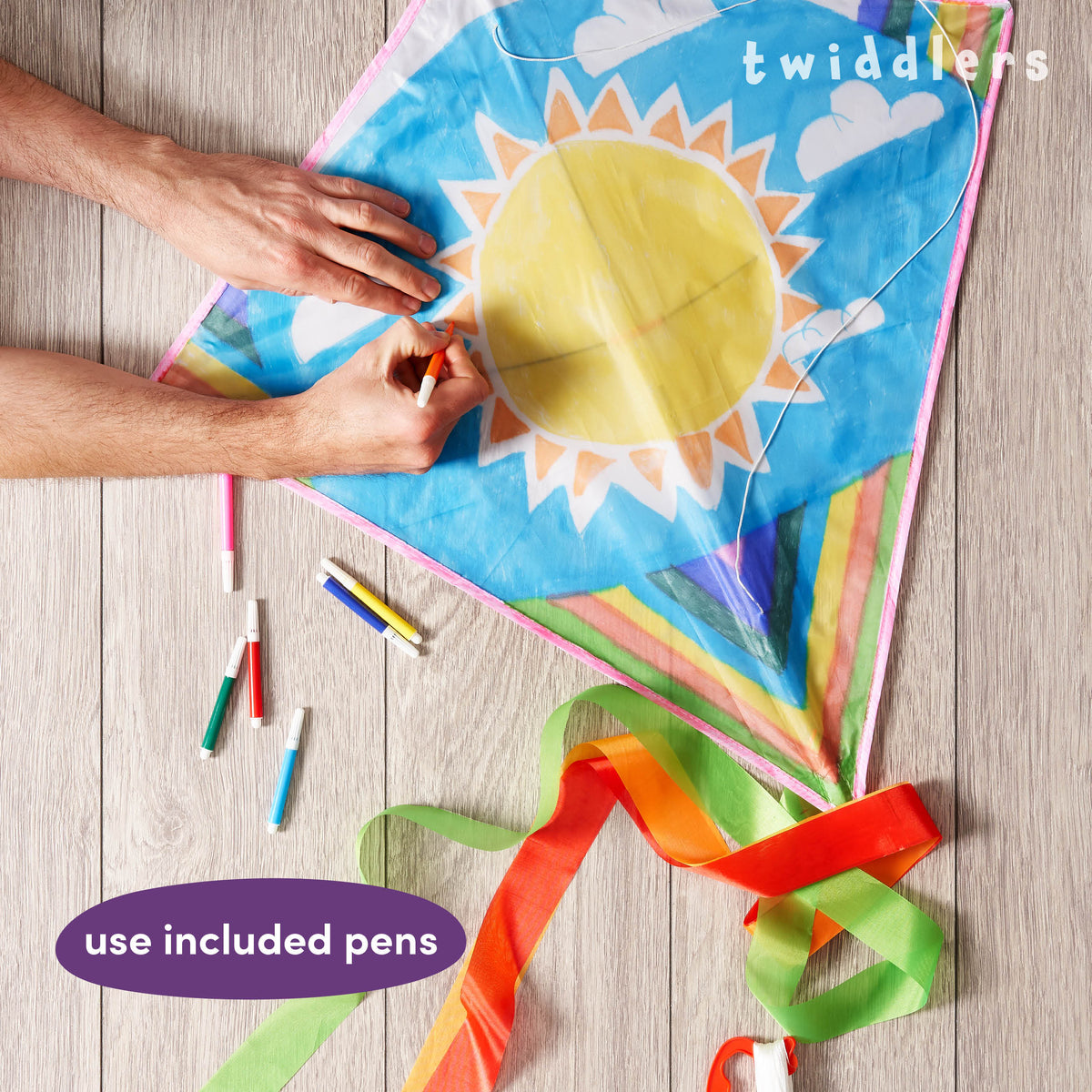 Colour Your Own Kite (3 Pack) Set