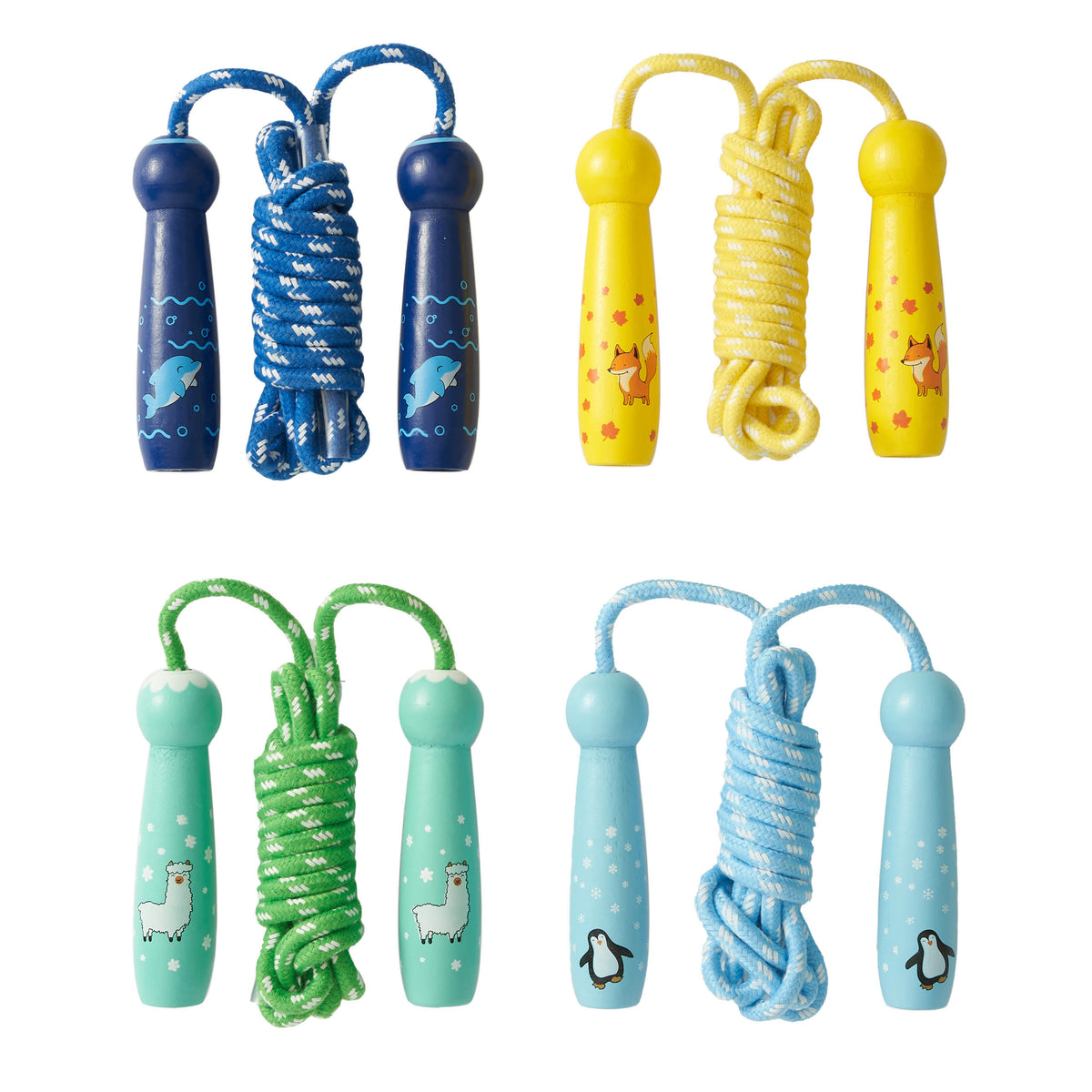 Wooden Animal Skipping Ropes Collection