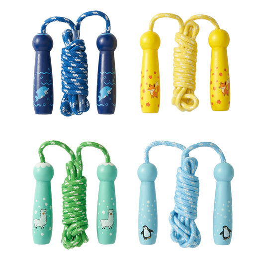 Wooden Animal Skipping Ropes Collection