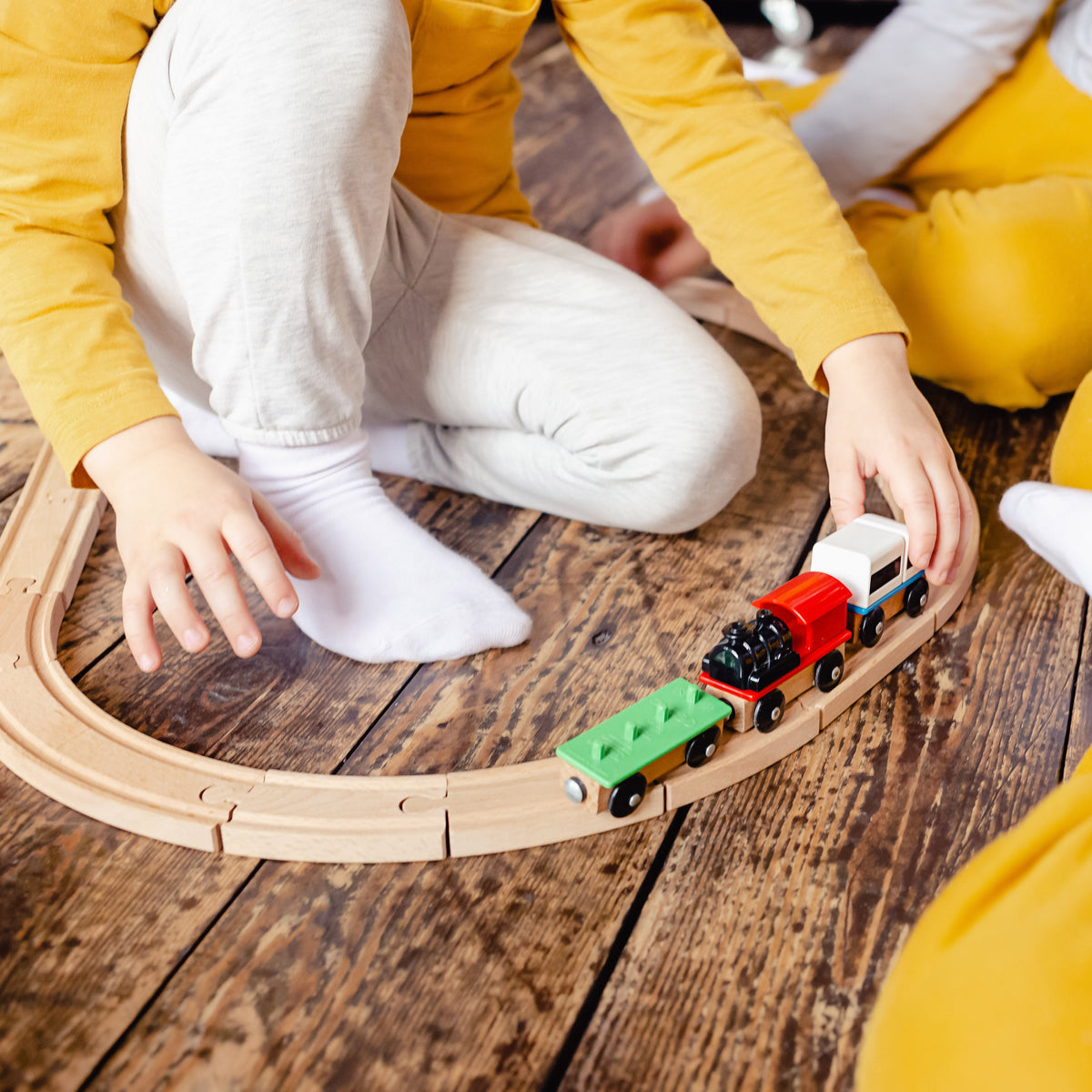 Wooden Train Track Expansion Pack Set