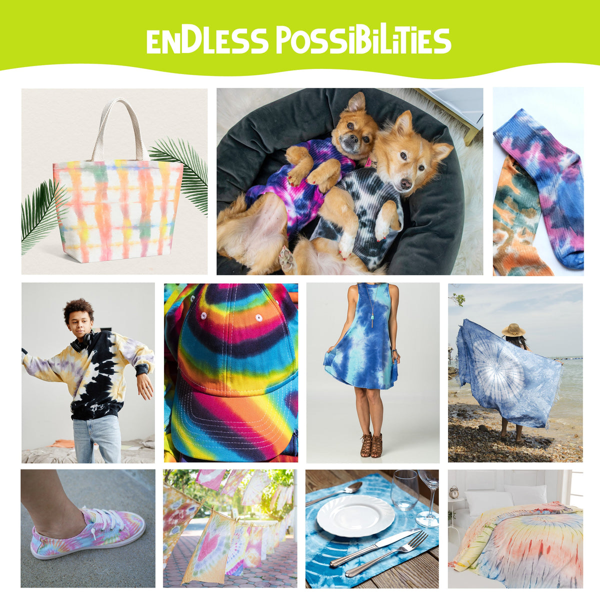 Deluxe DIY Tie Dye Kit Set