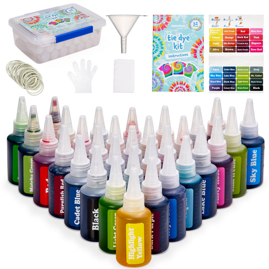 Deluxe DIY Tie Dye Kit Set