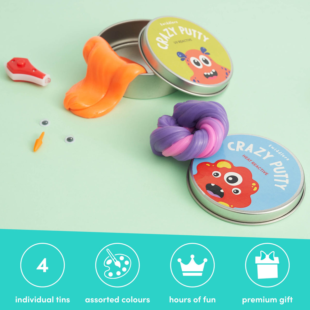Crazy Colour Changing Putty Collection