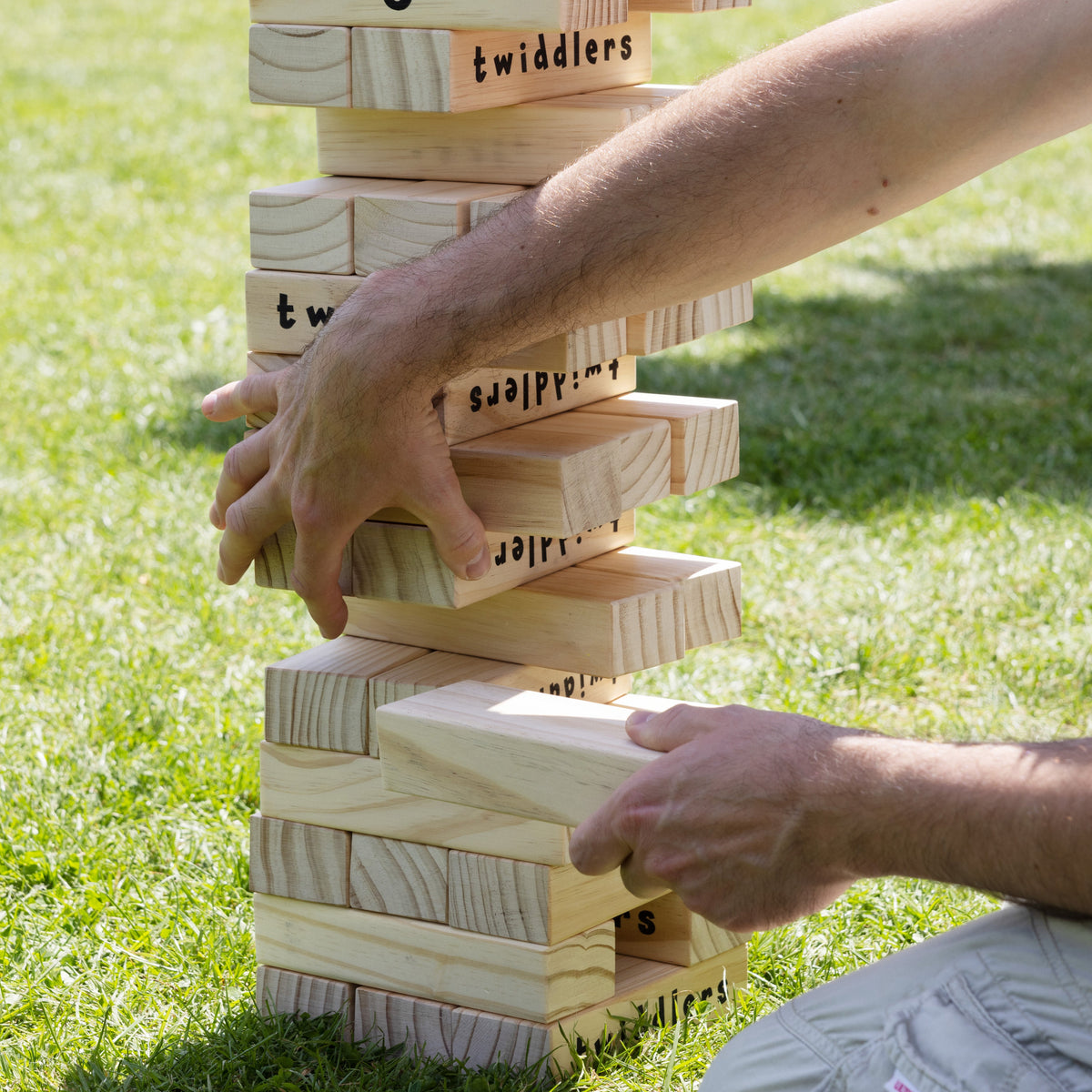 Giant Wooden Tumble Tower Garden Game Collection