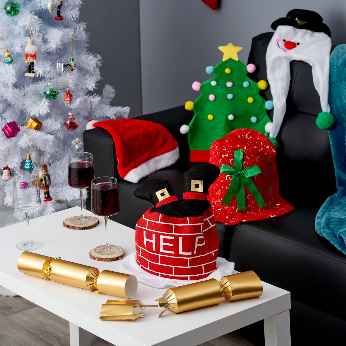 Assorted Premium Novelty Christmas Party Hats