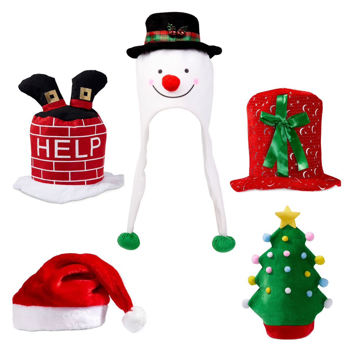 Assorted Premium Novelty Christmas Party Hats