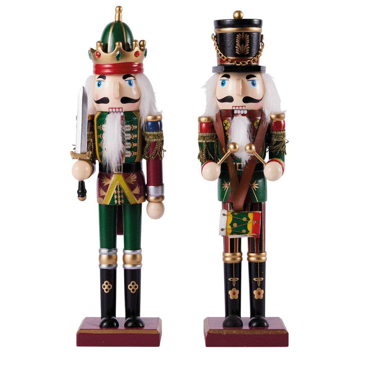 Christmas Wooden Nutcracker Soldiers (30cm) – Traditional