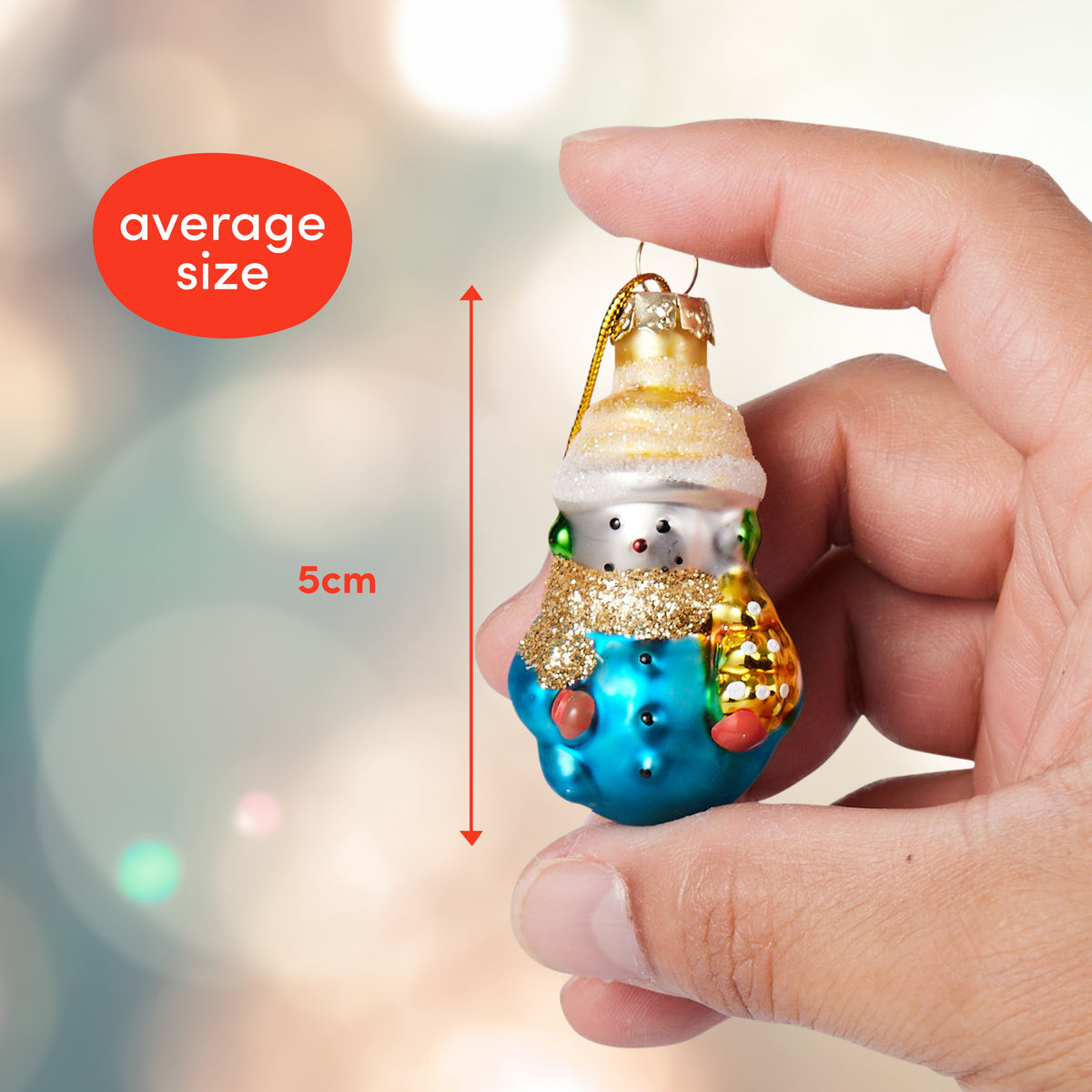 Glass Christmas Bauble Decorations – Mini