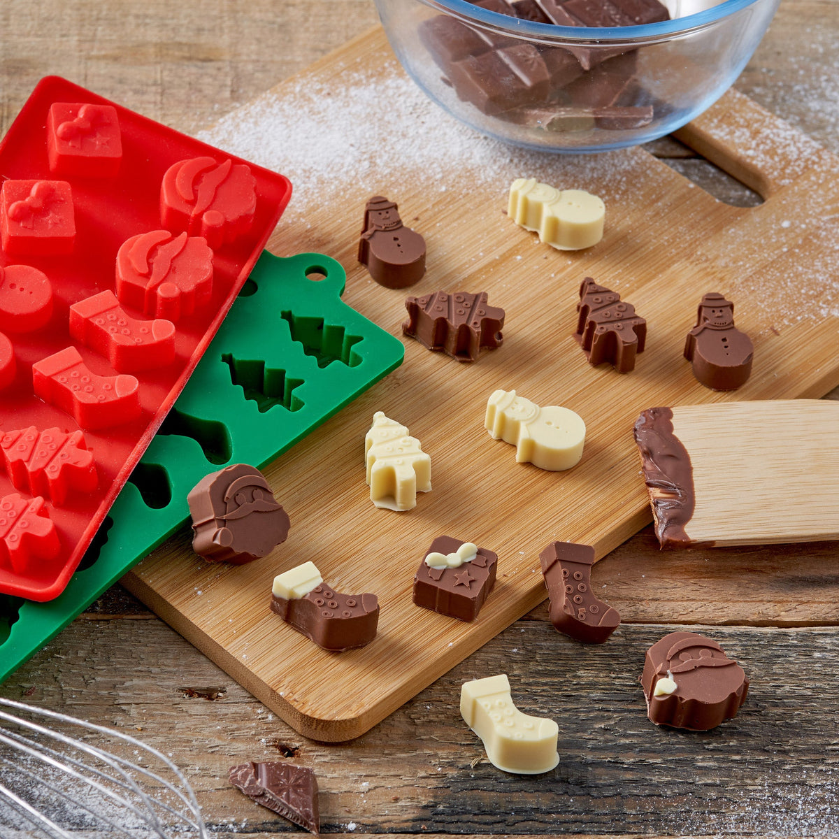 Christmas Silicone Chocolate Moulds Collection