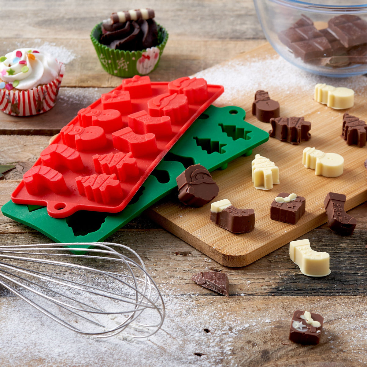 Christmas Silicone Chocolate Moulds Collection