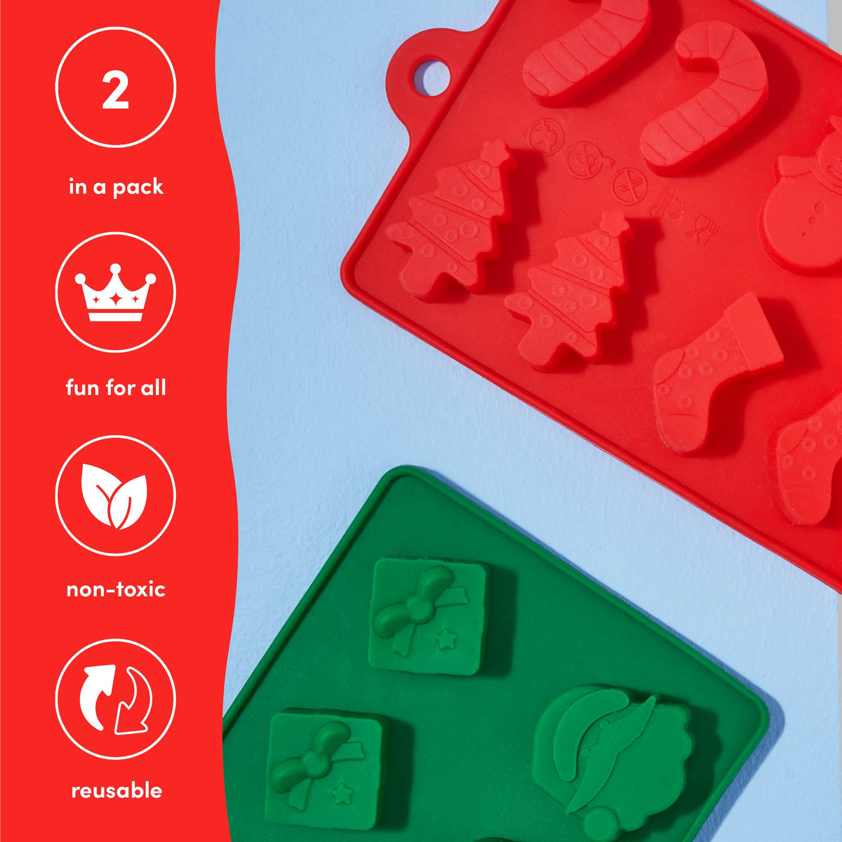 Christmas Silicone Chocolate Moulds Collection