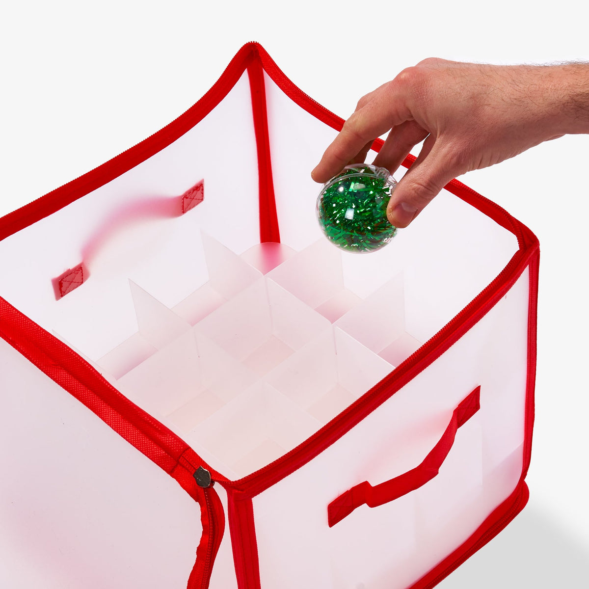 Layered Christmas Bauble Storage Box Collection