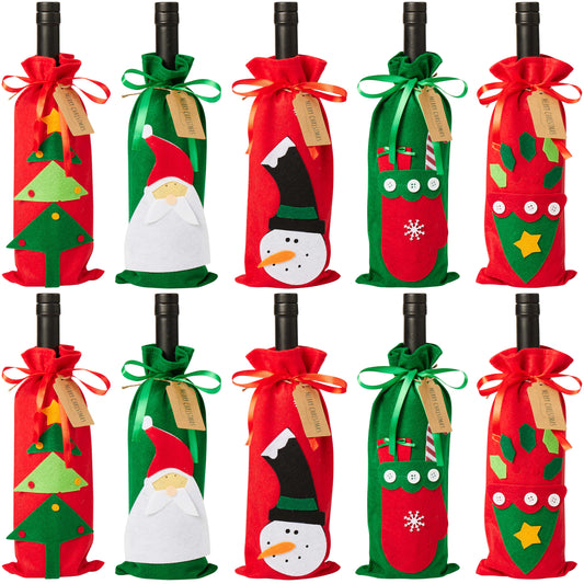 Christmas Wine Bottle Gift Covers Collection
