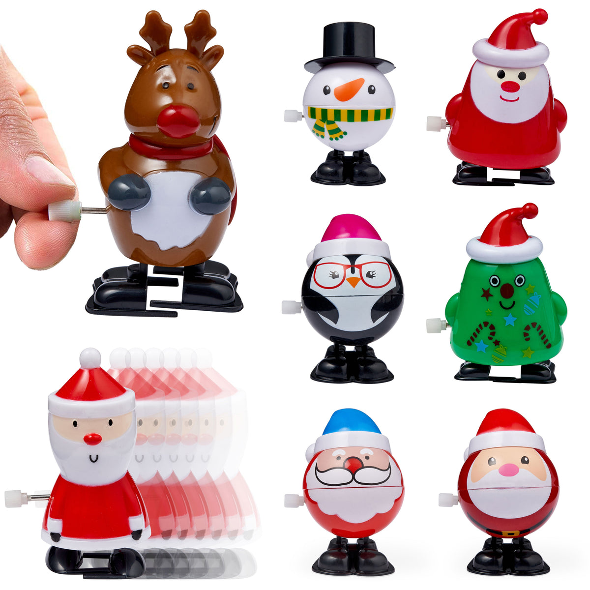 Christmas Wind Up Toys Set
