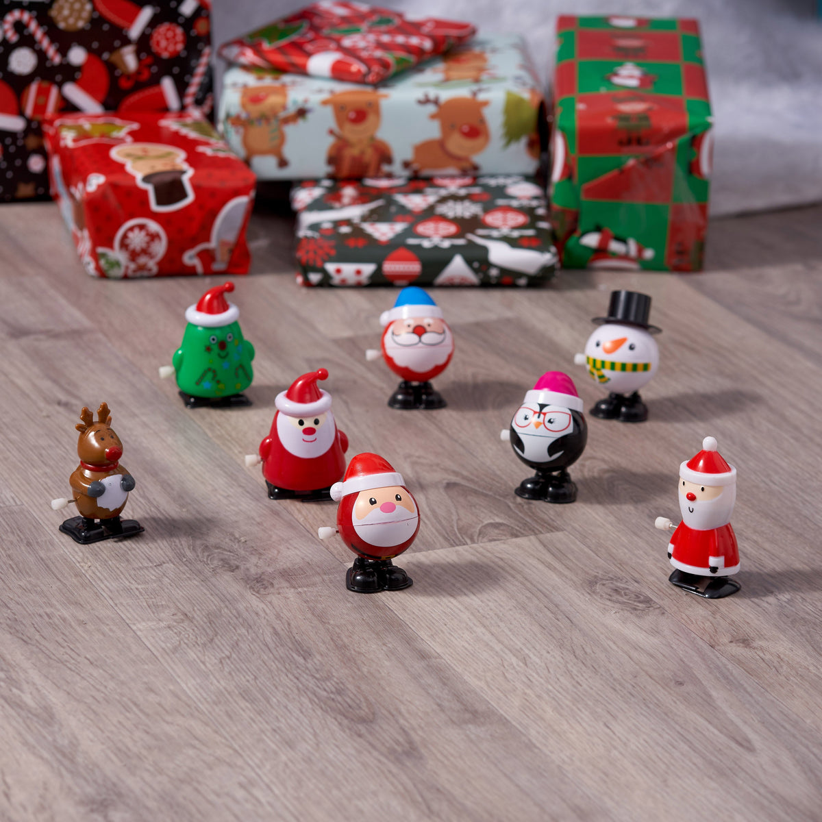 Christmas Wind Up Toys Set