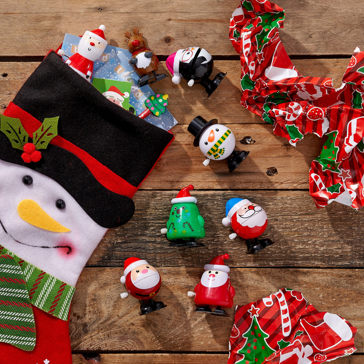 Christmas Wind Up Toys Set