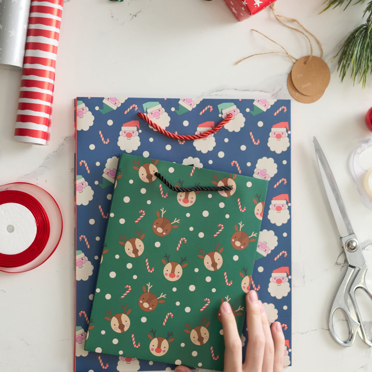 Christmas Characters Gift Bags – Assorted