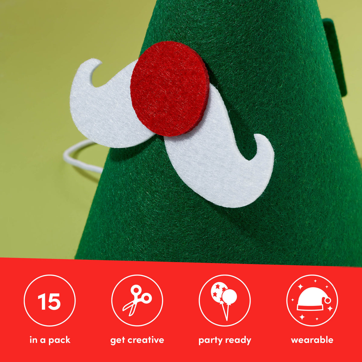 Festive Christmas Party Hats Set