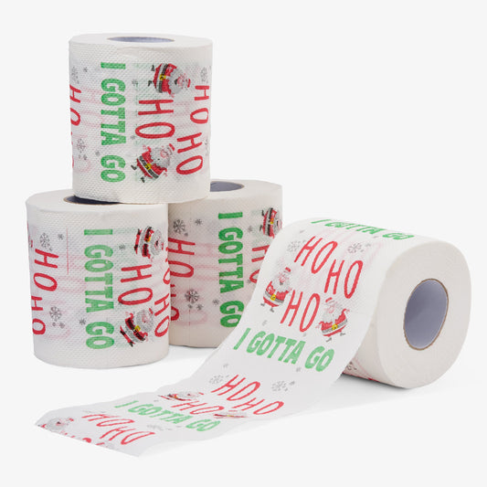 'Ho Ho Ho I Gotta Go' Festive Toilet Rolls Collection